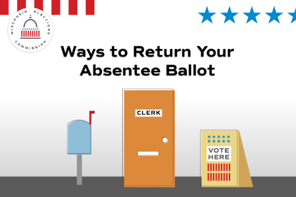 4 Ways to return your Absentee Ballot